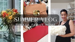 GETTING READY FOR SUMMER | CUTE TJMAXX BAGS | FAMILY TIME | SUMMER ARRANGEMENTS #fashion #style