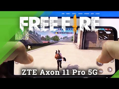 GARENA Free Fire on ZTE Axon 11 Pro 5g - Game Settings & Gameplay