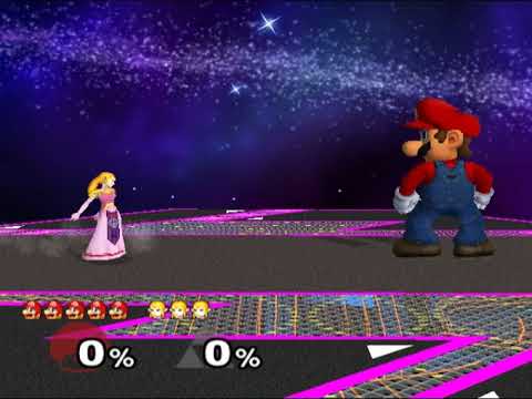 [Melee] Mario vs Lvl. 9 CPU Zelda [TAS]