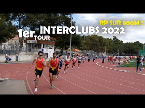 JE FAIS MON RP SUR 800M - 1er TOUR INTERCLUBS 2022 - NÎMES