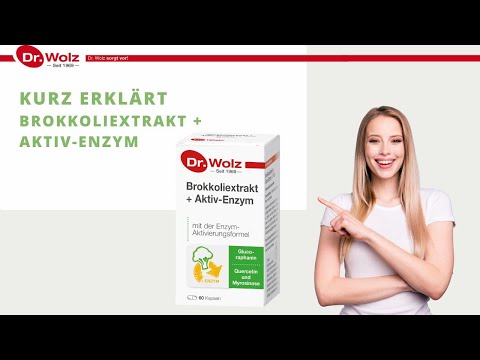 Kurz erklärt: Brokkoliextrakt + Aktiv-Enzym - hoch bioverfügbar