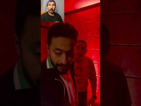 الجن صخر يفاجئ حماده هلال في الحمام كواليس مسلسل المداح