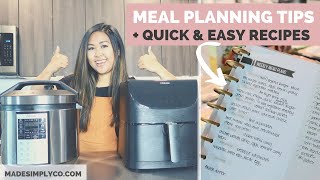 How-to Meal Plan Your Week + My Favorite Cooking Appliances!