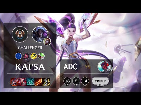 Kai'Sa ADC vs Yone - EUW Challenger Patch 10.23