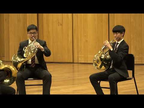 Nikolai Tcherepnin: 6 Horn Quartets - 5th movement / DBS Horn Quartet