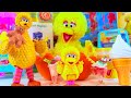 18 Satisfying Minutes SESAME STREET TOYS Unboxing Playing Big Bird Ice Cream Toy Collections
