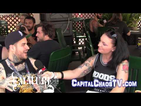 EMMURE (interview) @ Rockstar Mayhem 6/30/13 CAPITALCHAOSTV.COM