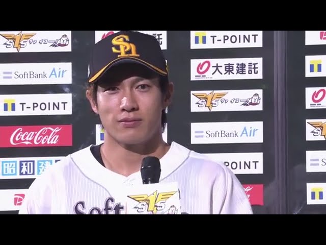 ホークス・柳田選手ヒーローインタビュー 8/11 H-B