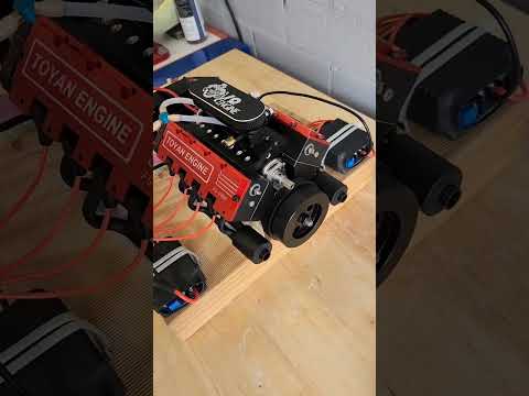 V8 FS-V800 28cc Engine RTR Nitro Engine Model Kits#stirlingkit