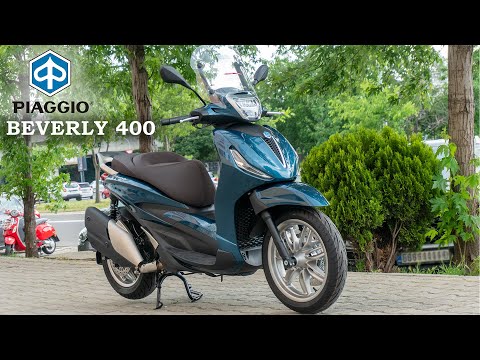 2021 Piaggio Beverly 400 HPE - Walkaround, Details, Starting Sound