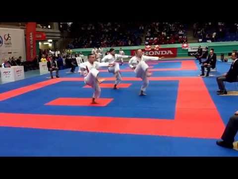 42nd Junior European karate championships - team kata male - Russia