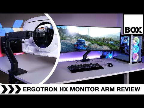 Ergotron HX Desk Monitor Arm with HD Pivot Review | Best Mount for 1000R Curved Monitors