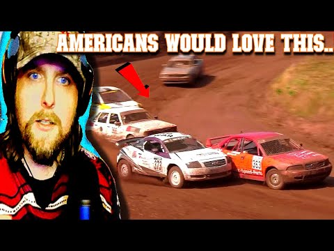 NASCAR Fan Reacts to BEST Of AutoCross on the Dirt - Germany