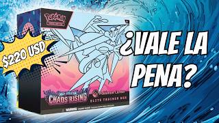 La ETB de Chaos Rising más DIFÍCIL de conseguir | Unboxing Pokémon TCG