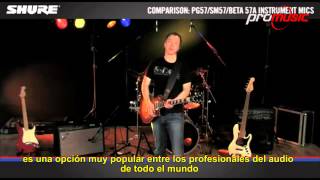 Video thumbnail for Shure PG57-SM57-BETA57 by Promusic TV