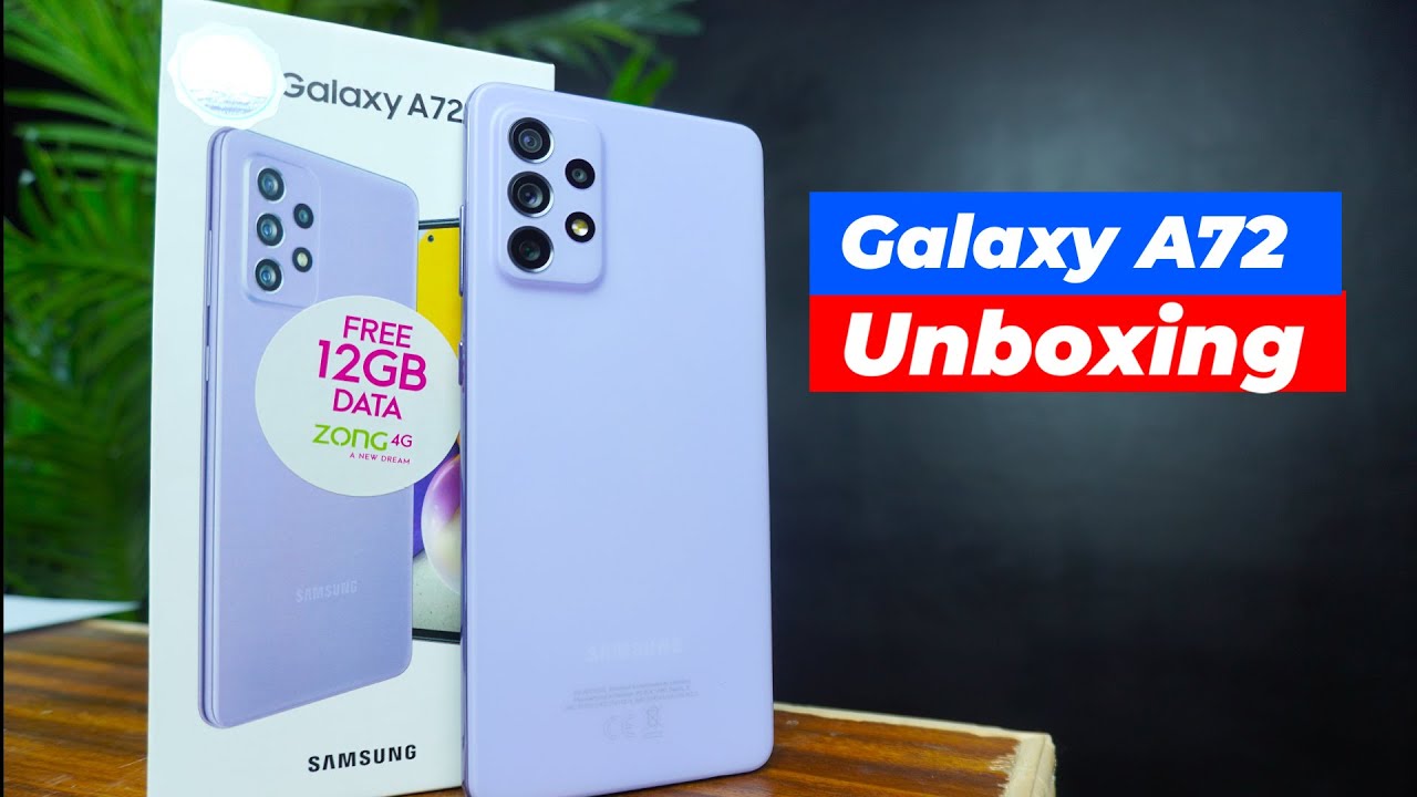 Samsung Galaxy A72 Unboxing & First Impressions