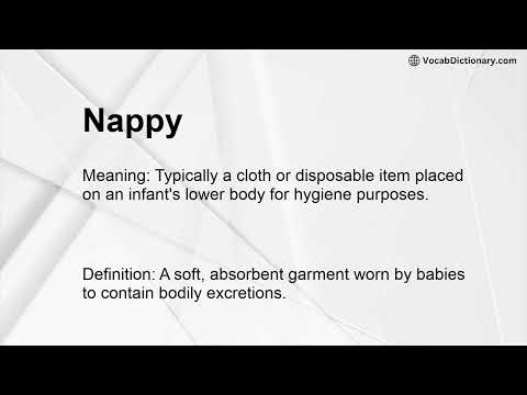 Nappy Meaning