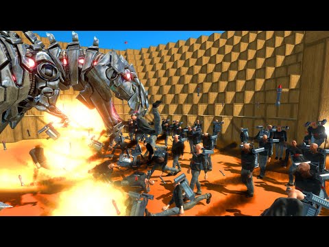 Epic Arena Battle: MECHA T-rex 2024 VS EVERY UNIT - Animal Revolt Battle Simulator