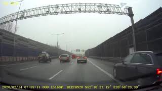 Pirat drogowy na S8 w Warszawie