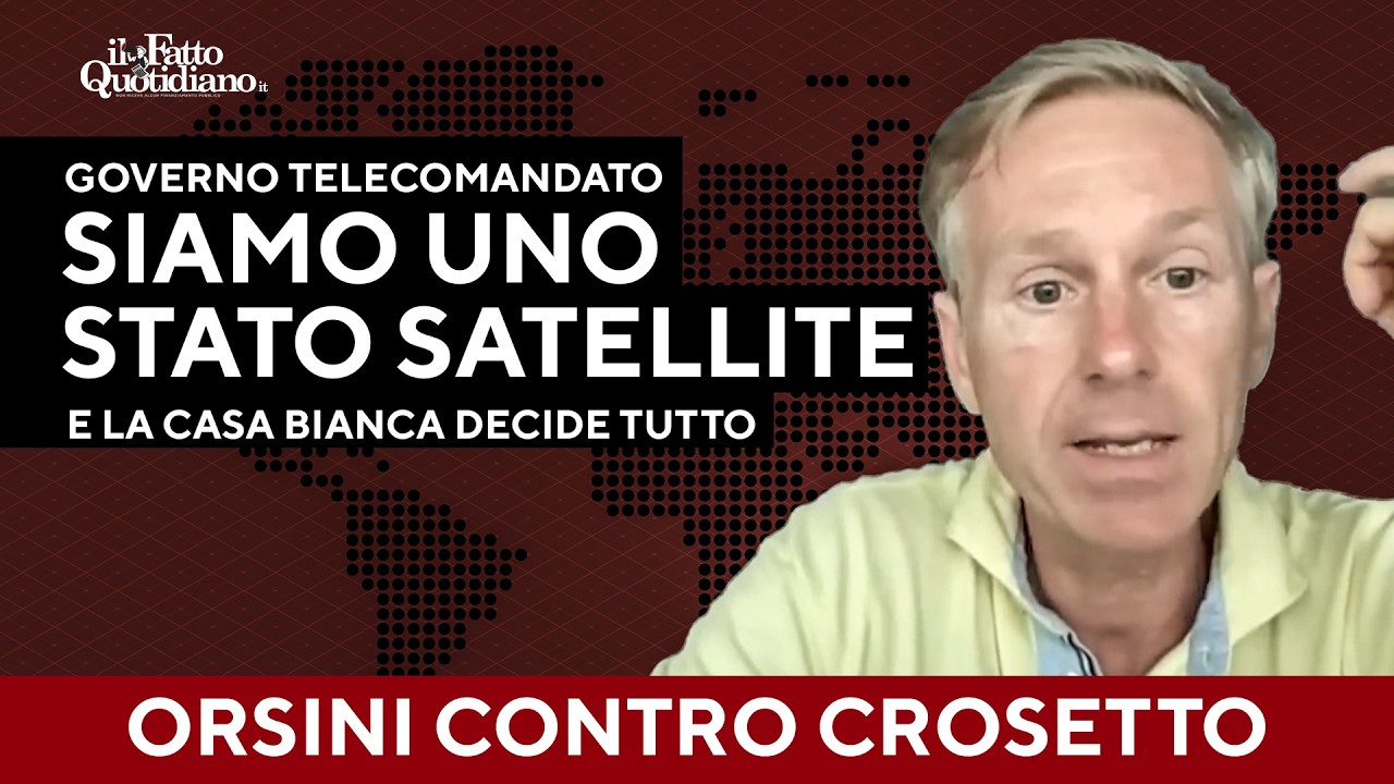 Armi e soldati italiani all’estero, Orsini: “Decide tutto la Casa Bianca”
