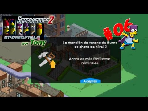 Los Simpson Springfield, Superhéroes 2 "Cap. 6 - La Mansión de verano del Sr. Burns al nivel 2" Tony