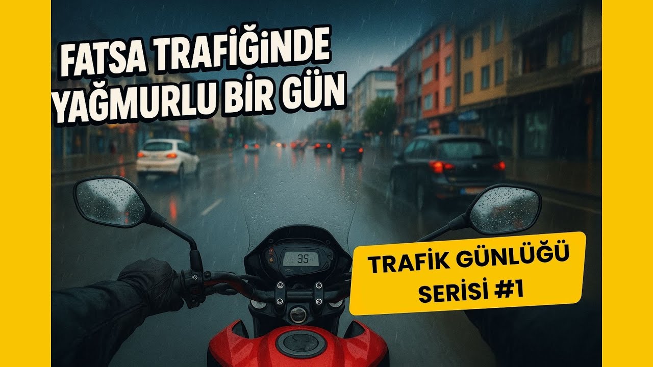 Fatsa Trafiğinde Yağmurlu Bir Gün (Trafik Günlüğü Serisi #1)