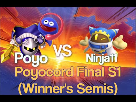 Poyo (Gooey/Meta Knight) vs ninja11 (Magolor) - Kirby Fighters 2 - Poyocord Finale Season 1