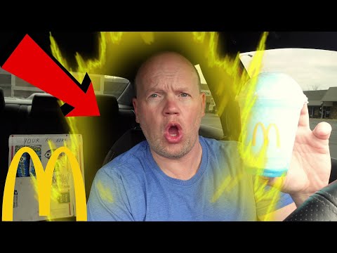 McDonald's Frozen Fanta Blueberry (Reed Reviews)