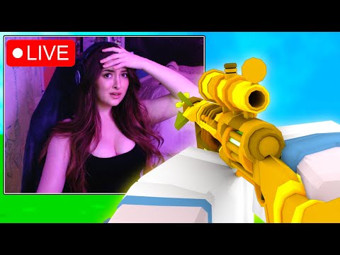 I Joined Streamers With The Most PAY TO WIN Weapon in Roblox..