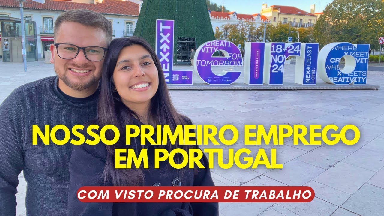 CONSEGUIMOS nosso PRIMEIRO trabalho após 1 mês e 20 dias em PORTUGAL 🇵🇹 VISTO PROCURA DE TRABALHO