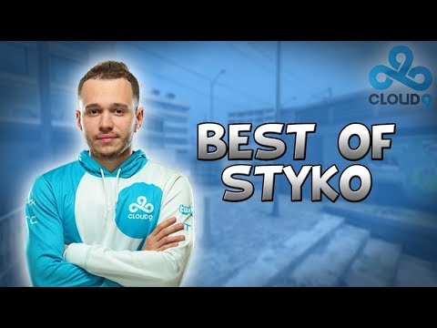 BEST OF STYKO! - THE CLOUD9 SAVIOUR!? (Insane Clutches, Sick Aces, VAC Shots) - NEW C9 STAND-IN!