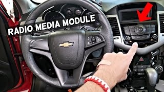 CHEVROLET CRUZE RADIO MEDIA CONTROL MODULE LOCATION REPLACEMENT. MULTIMEDIA MODULE