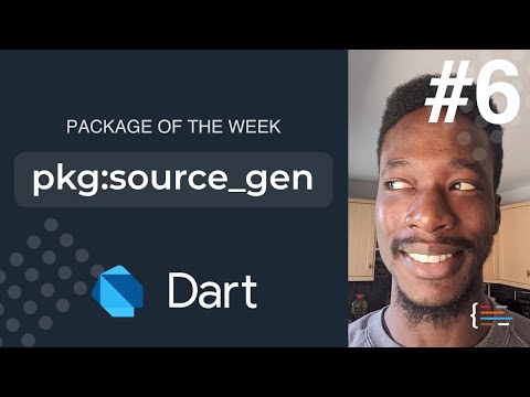 Code generation with Source gen Dart Package of the Week 6