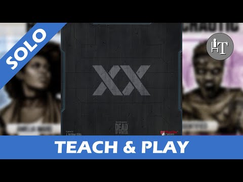 Tutorial & Solo Playthrough of Raxxon - Solo Board Game