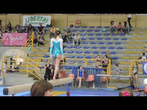 Gara nazionale 2016 CSEN specialità Alessia Cravin alla trave