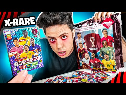 ENCONTREI A FIGURINHA X-RARE DO ÁLBUM ADRENALINE DA COPA EM 24 HORAS!