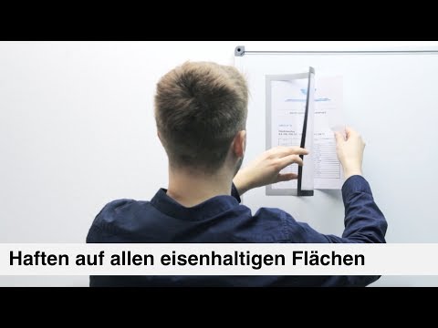 Artikelvideo 1 für DURABLE Magnetrahmen DURAFRAME® MAGNETIC A4 silber A4, 5 St., Artikelnummer 613398