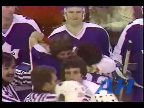 NHL Apr. 10, 1979 Atlanta Flames v Toronto Maple Leafs (melee) x3 Feeds Brad Marsh v Darryl Sittler