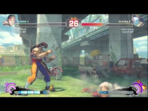 SSF4: TETORAJA (Ryu) VS matoryona (Claw)