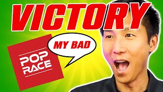 Pop Race Finally Responded...