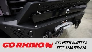 Freedom Ford: Go Rhino BR5 Front Bumper & BR20 Rear Bumper