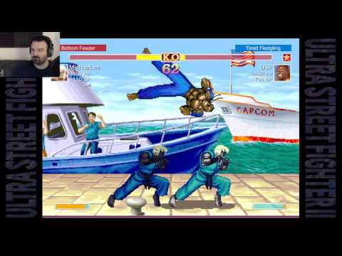 Ultra Street Fighter 2 Pro Controller Online MP pt50 - Sim & Deej vs. Violent Ken