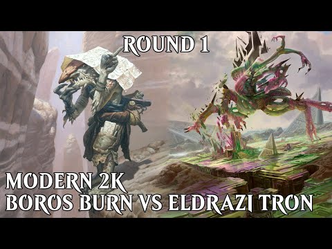 Boros Burn vs Eldrazi Tron | Round 1 | Modern 2k | 10/31/2021