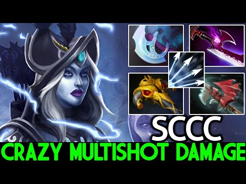 SCCC [Drow Ranger] Crazy Multishot Damage Absolutely Crazy Plays Dota 2