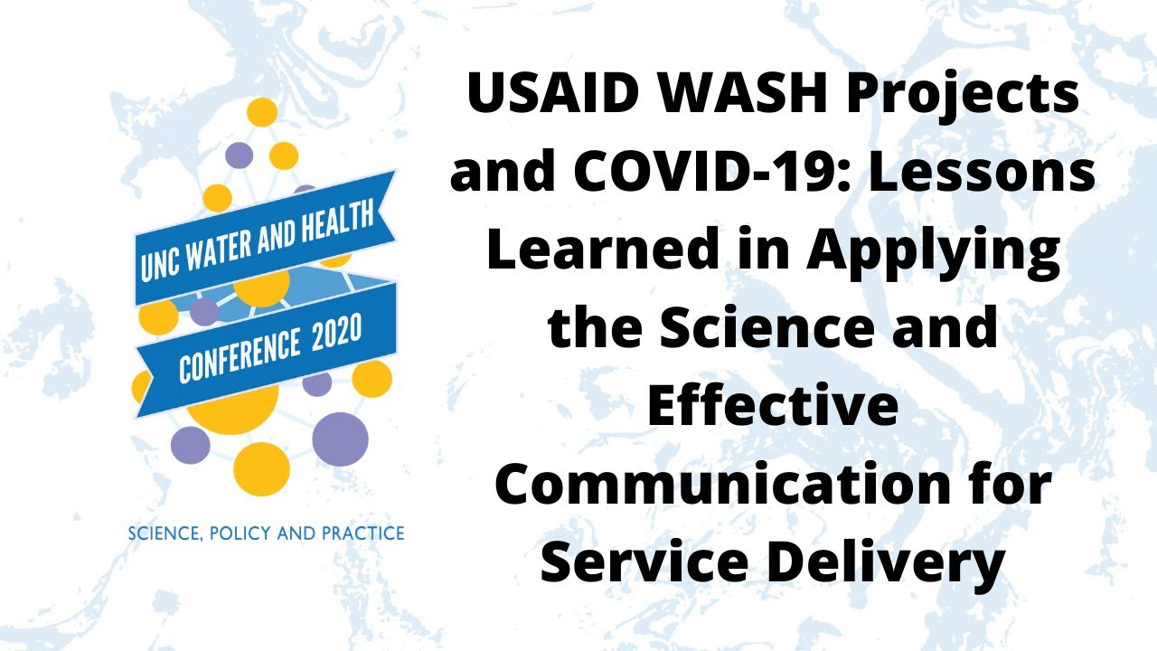 2020 W&H Conference: USAID WASH Projects and COVID-19 Lessons Learned