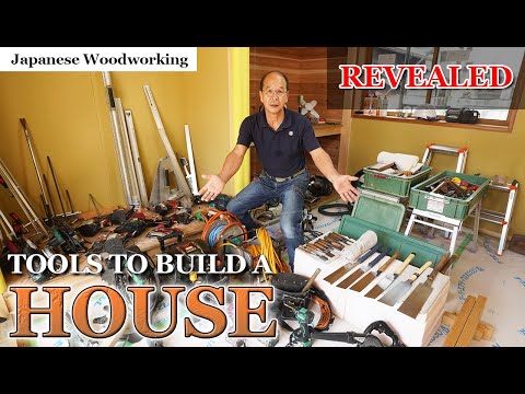 All the Carpentry Tools Used to Build a House. Total 15,000 USD