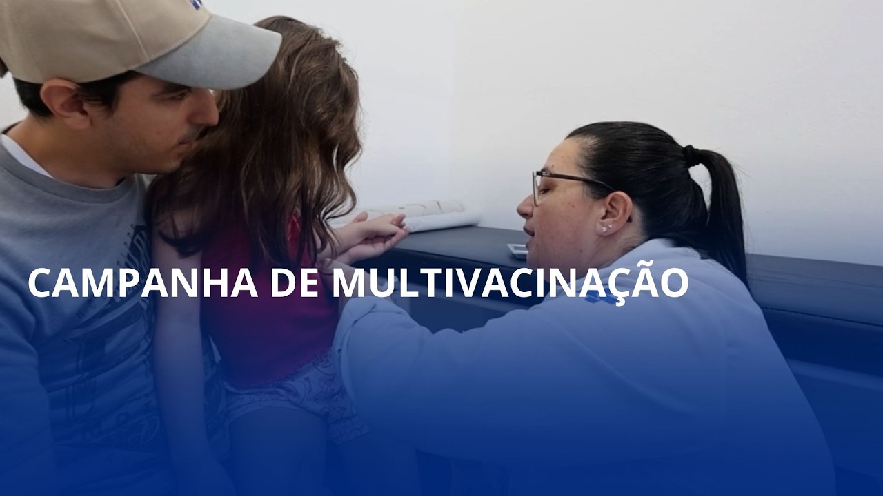Crianças e adolescentes de 0 a 14 anos são o foco da Campanha de Multivacinação