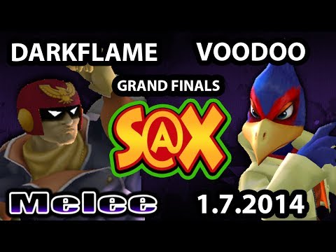 S@X Weekly - Voodoo (Falco) Vs. Darkflame (Captain Falcon) SSBM Grand Finals - Smash Bros Melee