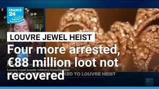 Four more arrested in €88 million Louvre jewel heist, Paris prosecutor says • FR