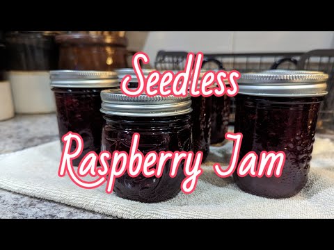 Canning Seedless Raspberry Jam 🤤